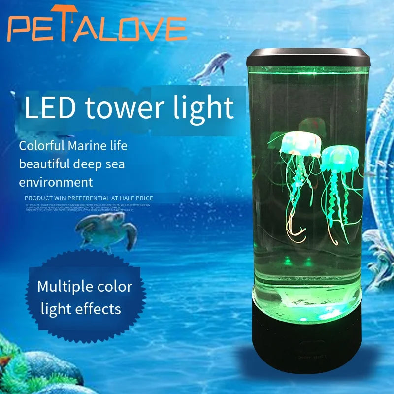 Jellyfish Lamp RGB LED Mood Aquarium Ocean Night Lights
