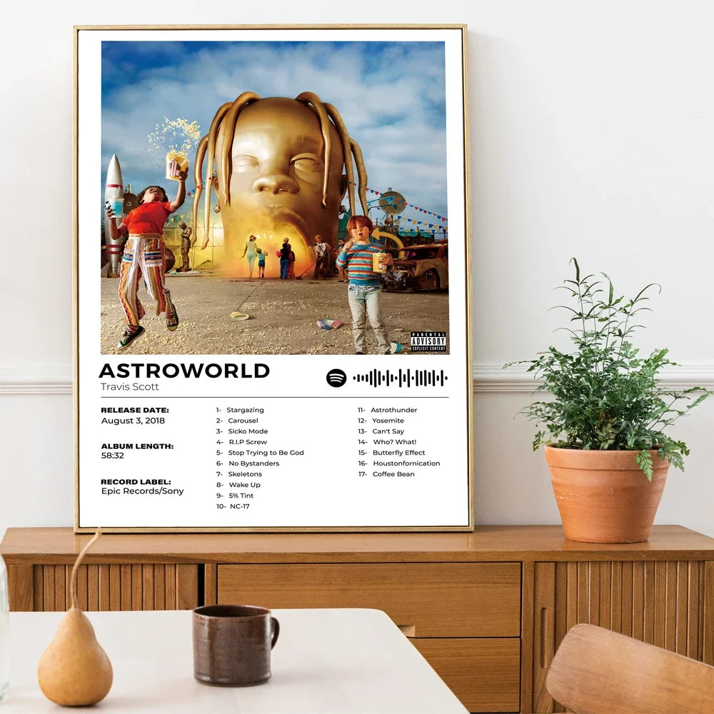 Music Album Covers Poster Rapper