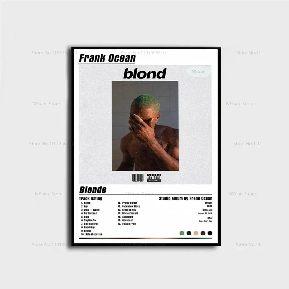 Blond Frank Ocean Poster