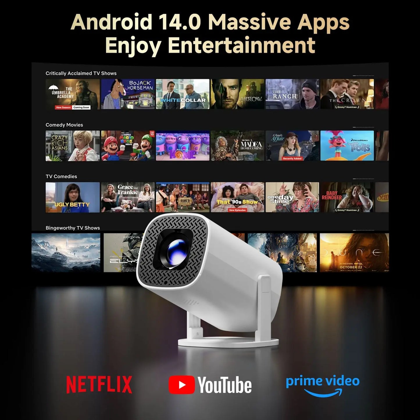 P30 PRO Smart Mini Projector