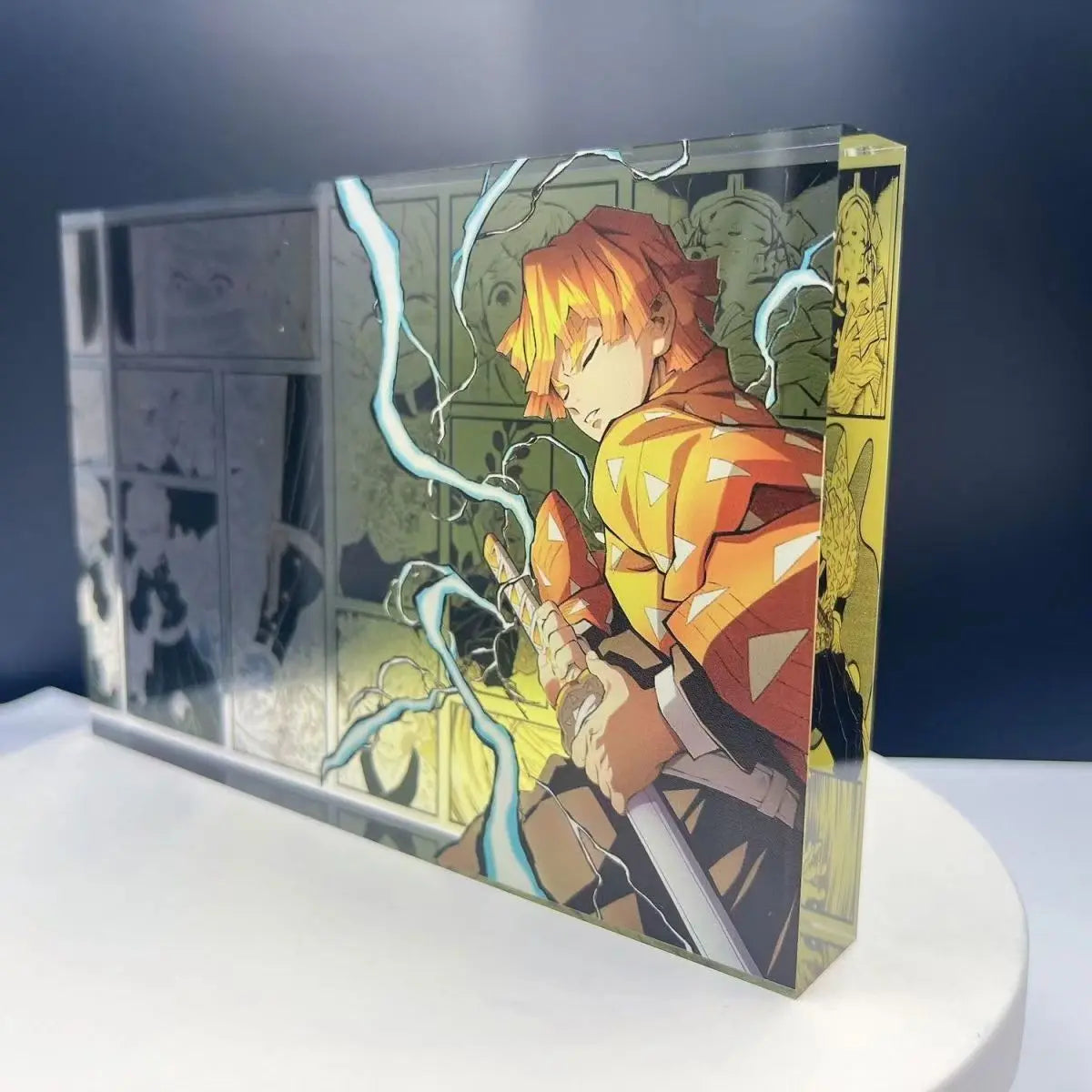 Demon Slayer Bar Chi Tokitou Muichirou Acrylic Brick Desktop Ornaments