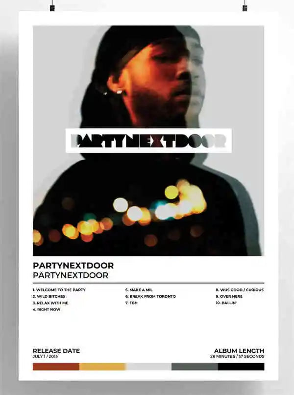 PARTYNEXTDOOR Music Album Cover Posters