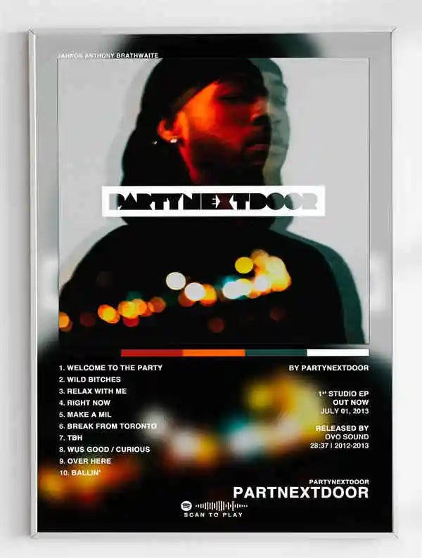 PARTYNEXTDOOR Music Album Cover Posters