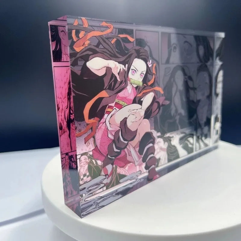 Demon Slayer Bar Chi Tokitou Muichirou Acrylic Brick Desktop Ornaments
