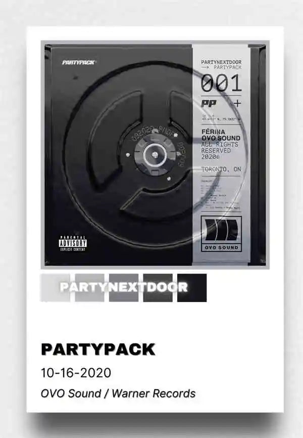 PARTYNEXTDOOR Music Album Cover Posters