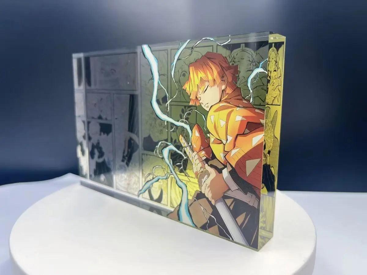 Demon Slayer Bar Chi Tokitou Muichirou Acrylic Brick Desktop Ornaments