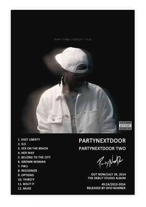 PARTYNEXTDOOR Music Album Cover Posters