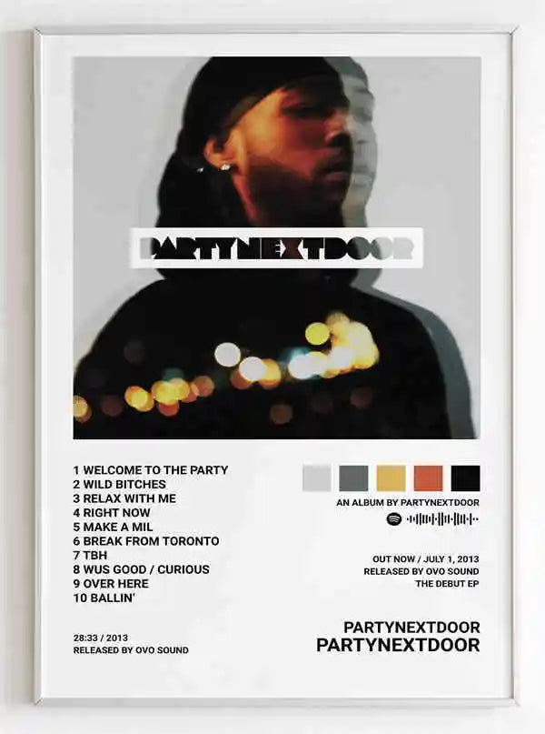 PARTYNEXTDOOR Music Album Cover Posters