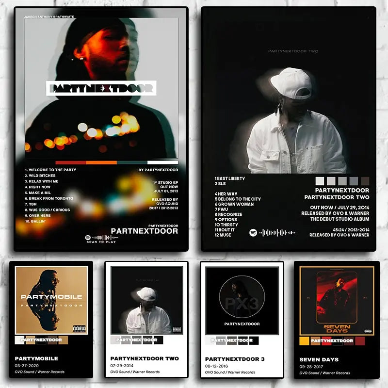 PARTYNEXTDOOR Music Album Cover Posters