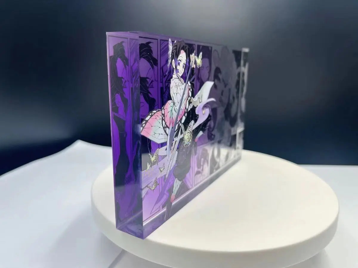 Demon Slayer Bar Chi Tokitou Muichirou Acrylic Brick Desktop Ornaments