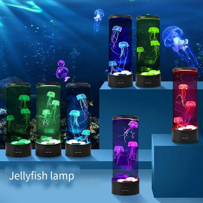 Jellyfish Lamp RGB LED Mood Aquarium Ocean Night Lights