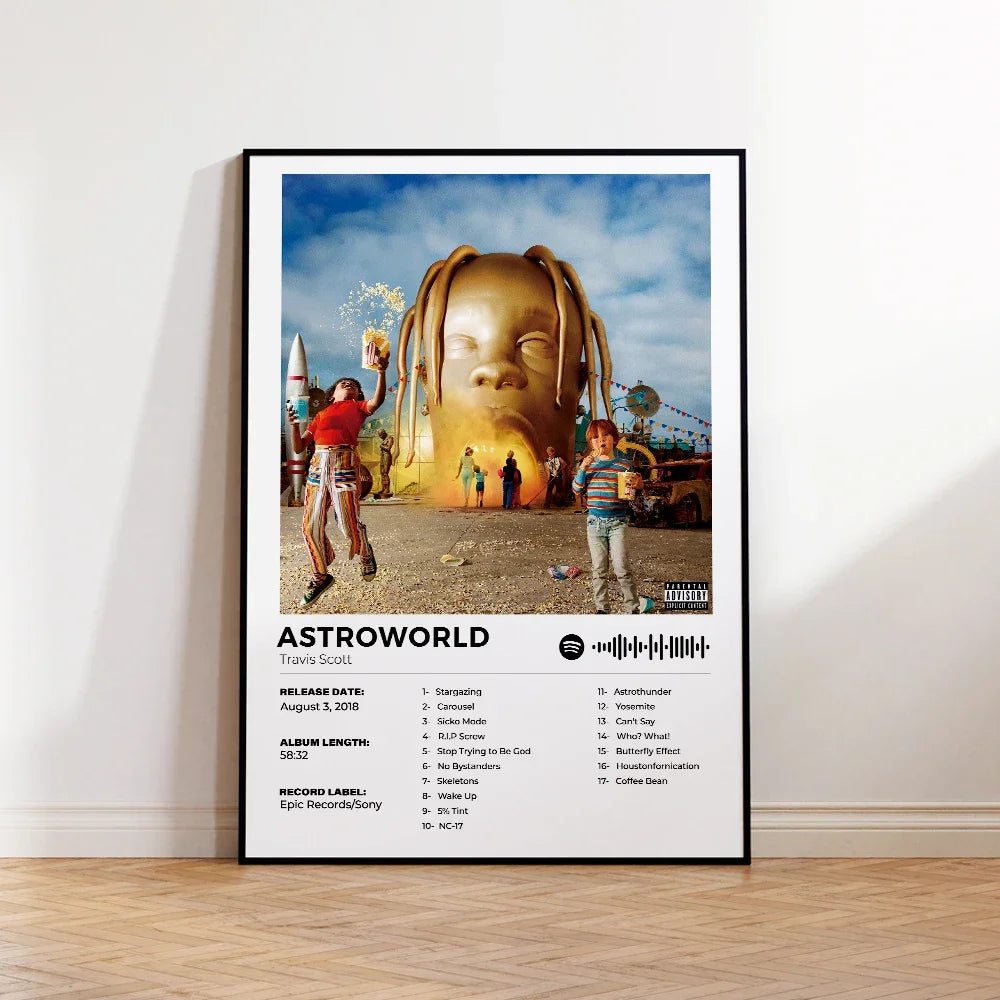 Music Album Covers Poster Rapper