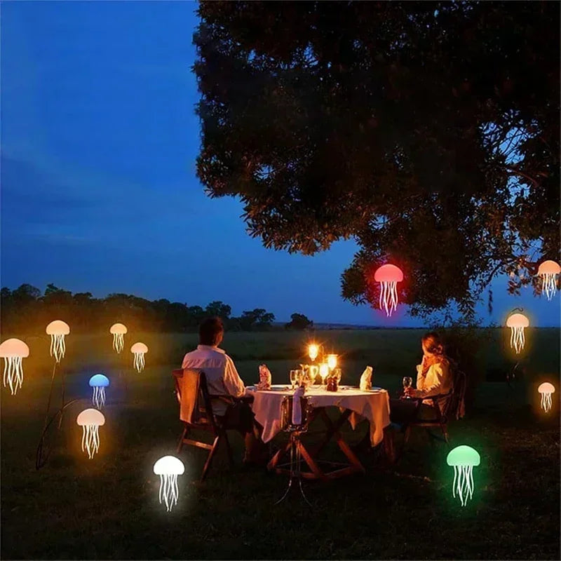 Upgraded Silent Jellyfish Lamp With Dancing Legs, w. Voice Control