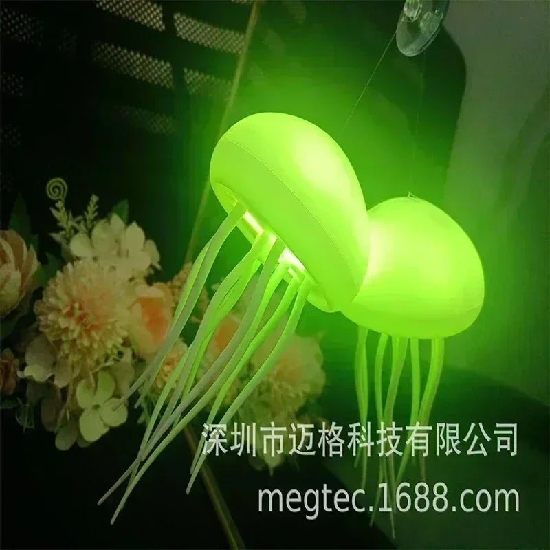 Upgraded Silent Jellyfish Lamp With Dancing Legs, w. Voice Control