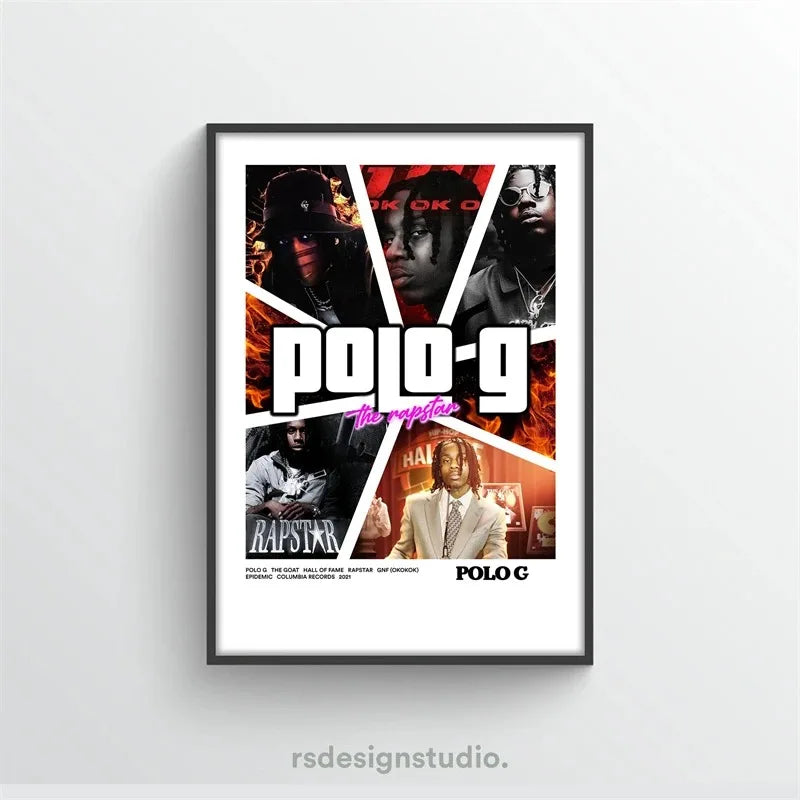 Music Album Cover Polo G Poster