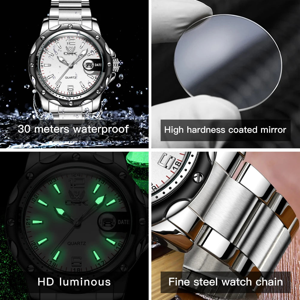 OPK 6026 Luxury Quartz Watch