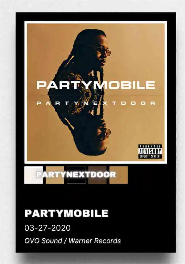 PARTYNEXTDOOR Music Album Cover Posters