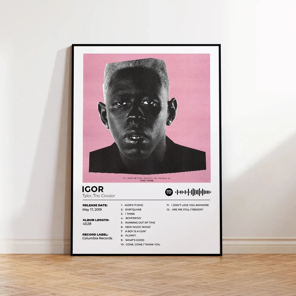 Music Album Covers Poster Rapper