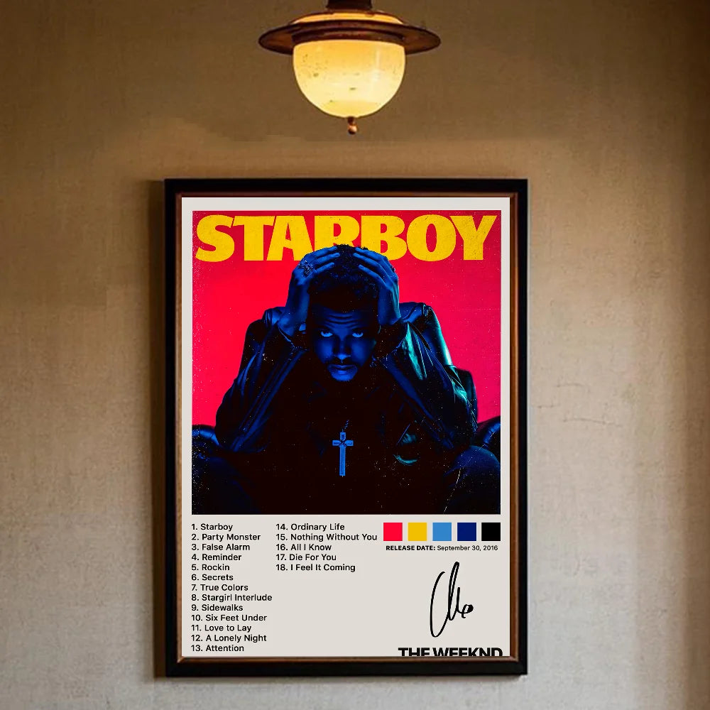 Music Album The Weeknd Poster