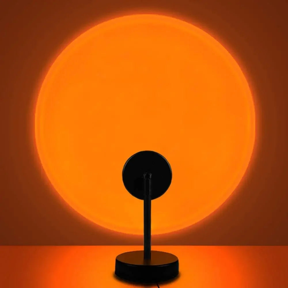 Led Night Light USB Rainbow Sunset Red Sun Projection Desk Lamp