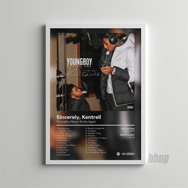 Rap Music Album Cover Future/NBA YB Poster