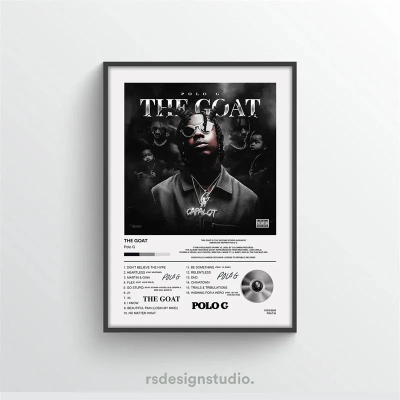 Music Album Cover Polo G Poster