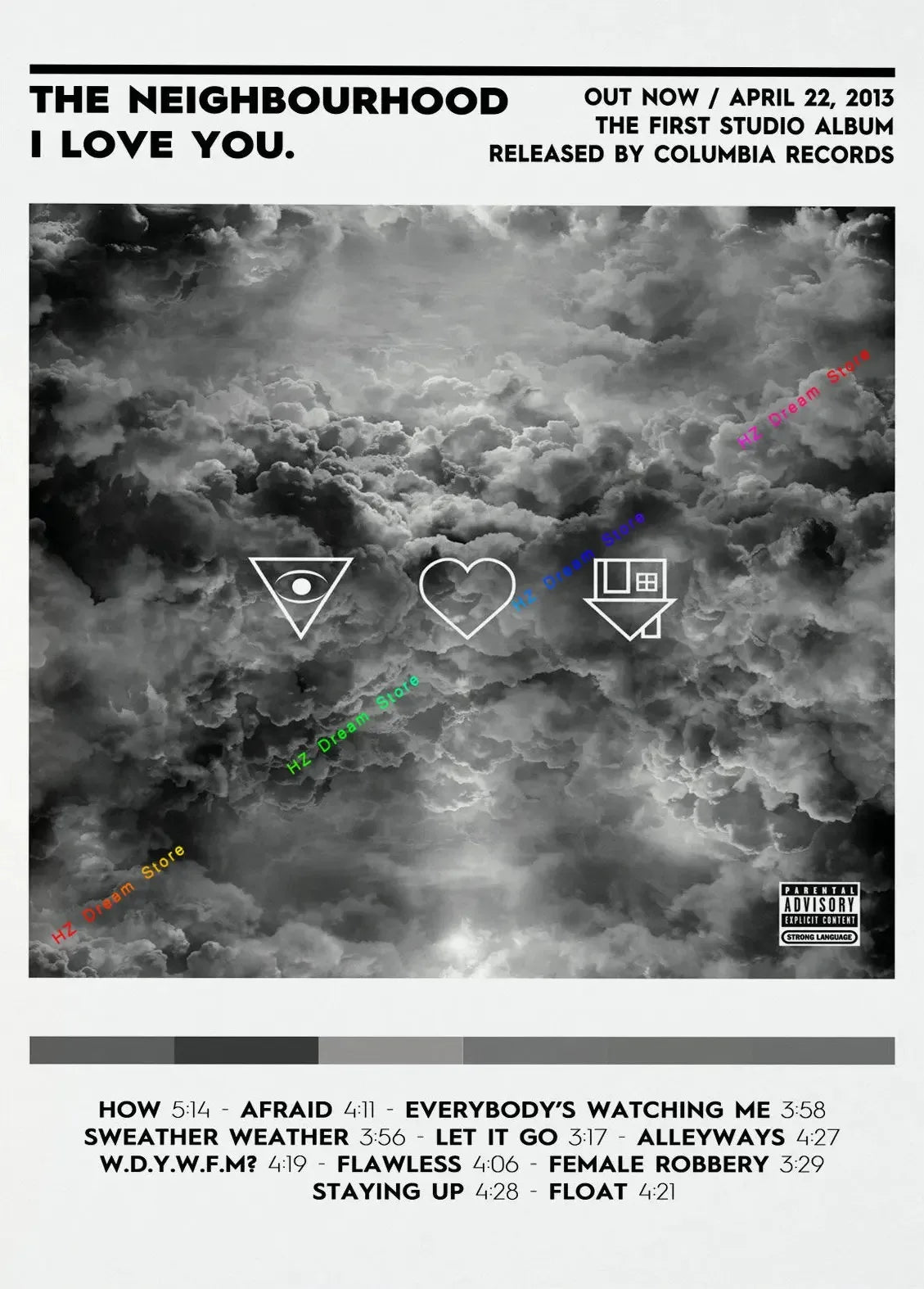 The Neighbourhood Album Cover Art Posters