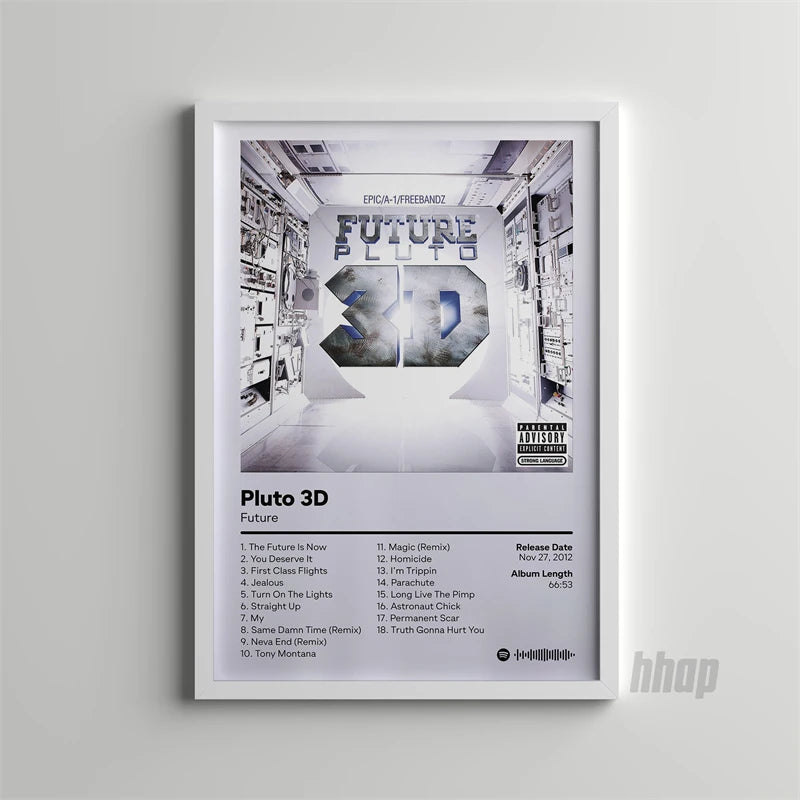 Rap Music Album Cover Future/NBA YB Poster