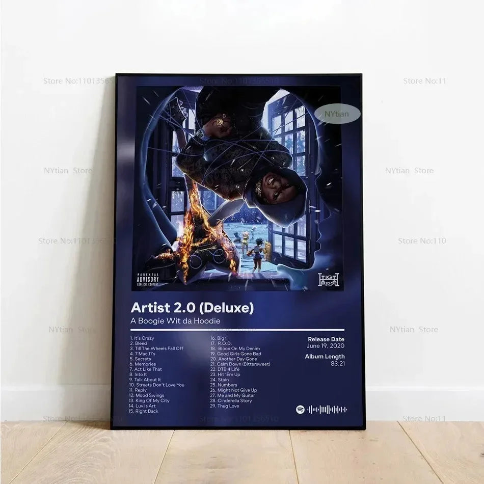 A Boogie Wit Da Hoodie Music Album Poster