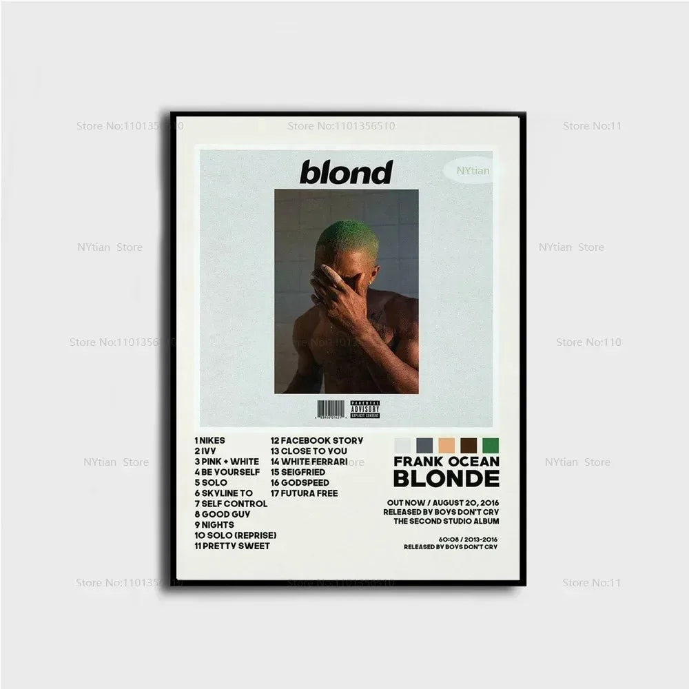 Blond Frank Ocean Poster