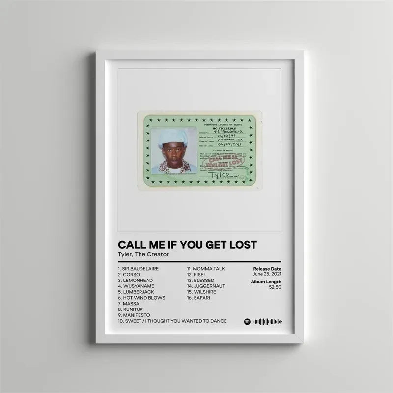 Music Album Cover Artist Tyler The Creator Poster