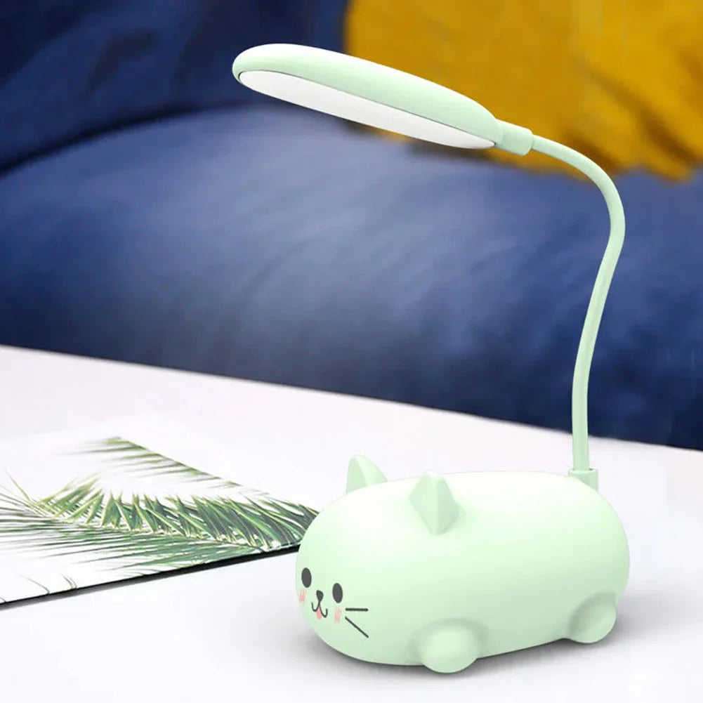 Cartoon Cute Animal Usb Recharge Battery Led Table Night Light
