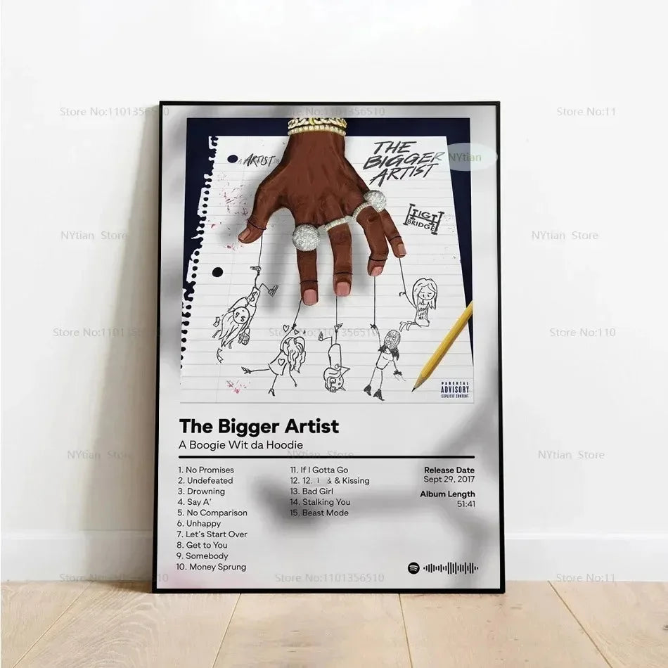 A Boogie Wit Da Hoodie Music Album Poster