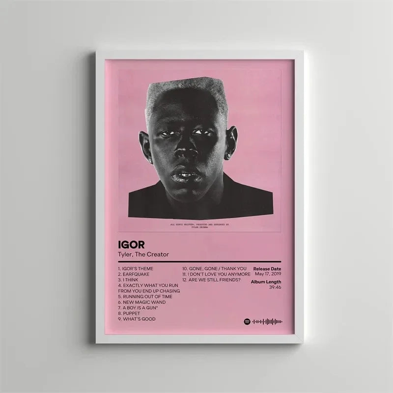 Music Album Cover Artist Tyler The Creator Poster