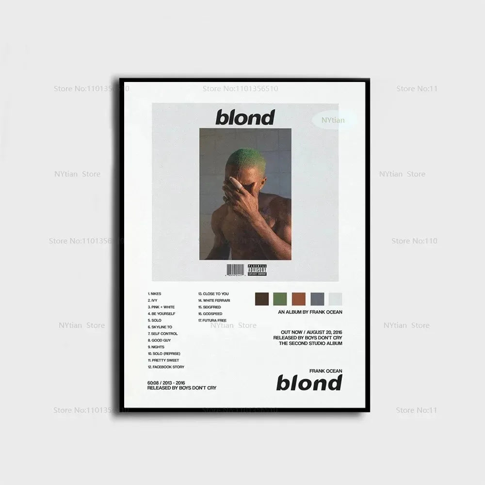 Blond Frank Ocean Poster