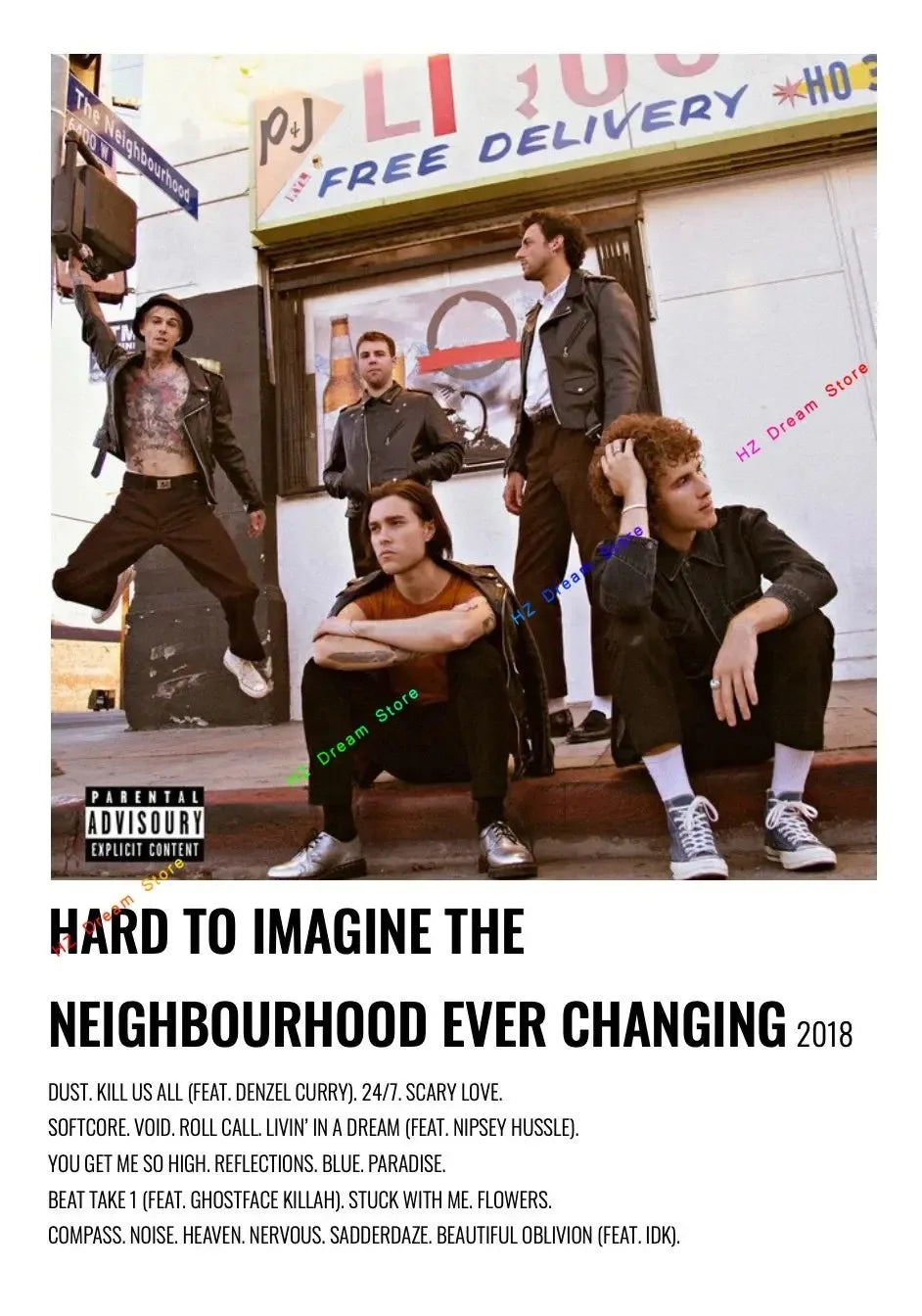 The Neighbourhood Album Cover Art Posters