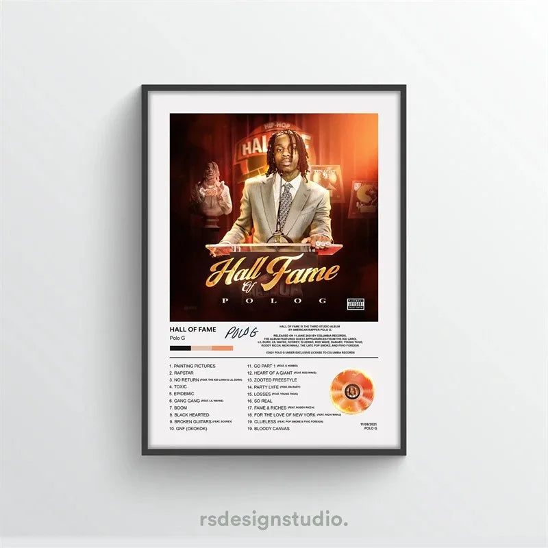 Music Album Cover Polo G Poster