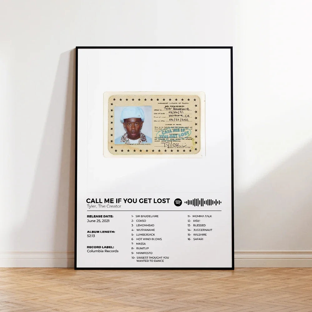 Music Album Covers Poster Rapper
