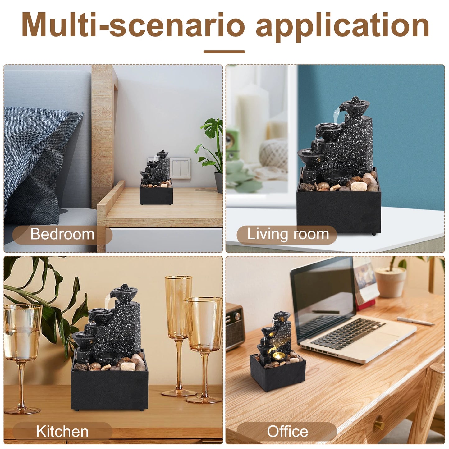 Desktop Waterfall Decoration Flowing Water