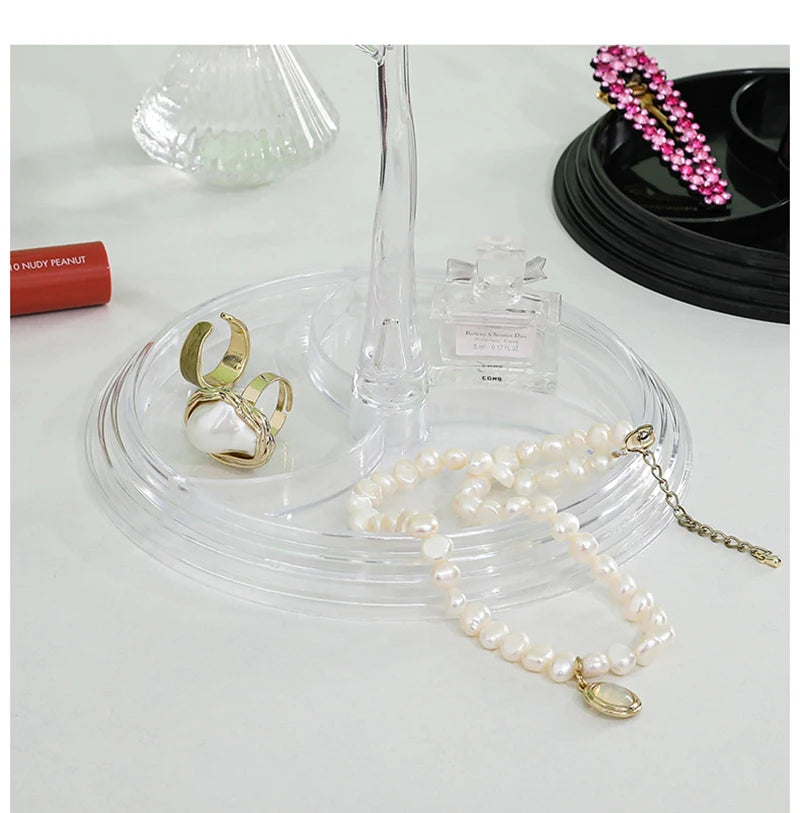 Bird Tree Shape Jewelry Display Stand Organizer