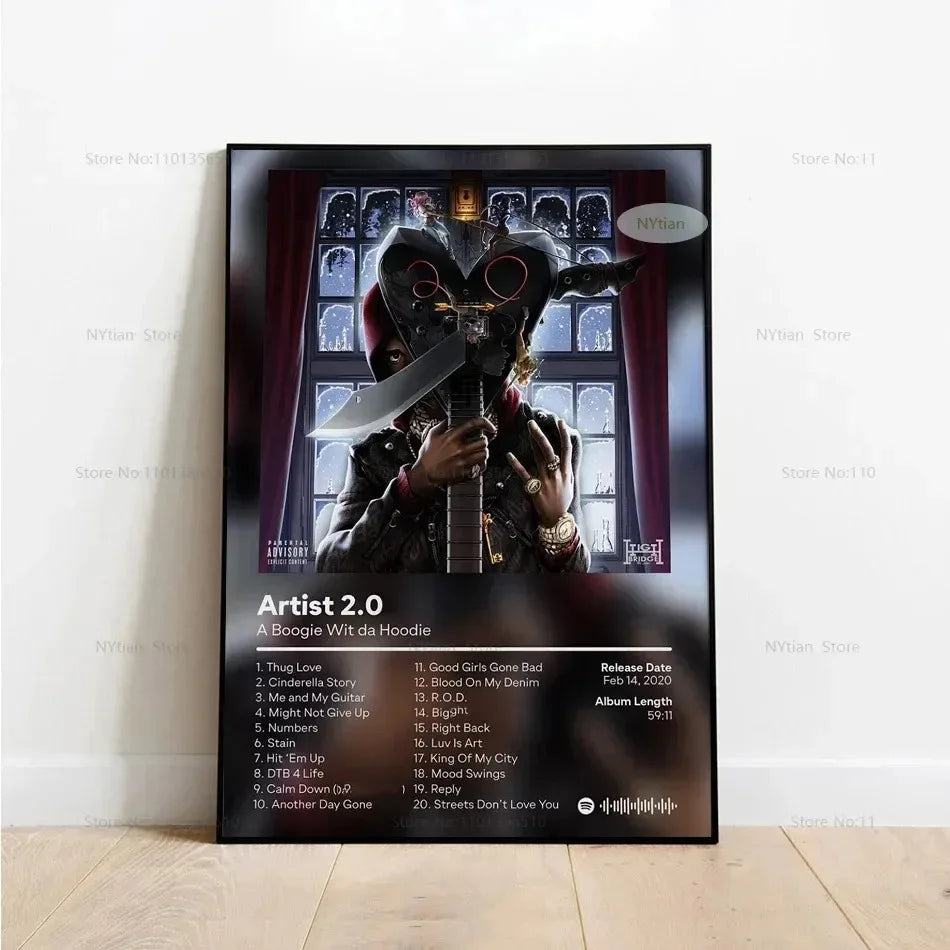 A Boogie Wit Da Hoodie Music Album Poster