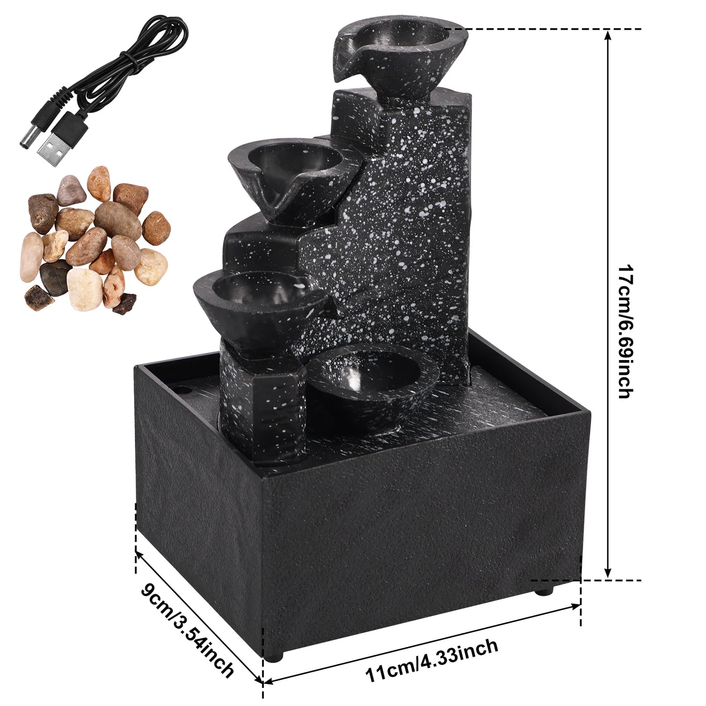 Desktop Waterfall Decoration Flowing Water
