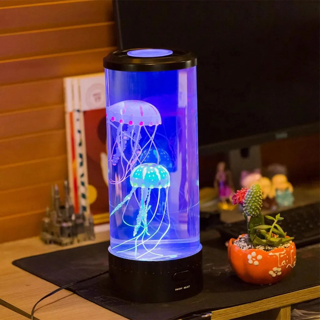 Jellyfish Lamp RGB LED Mood Aquarium Ocean Night Lights