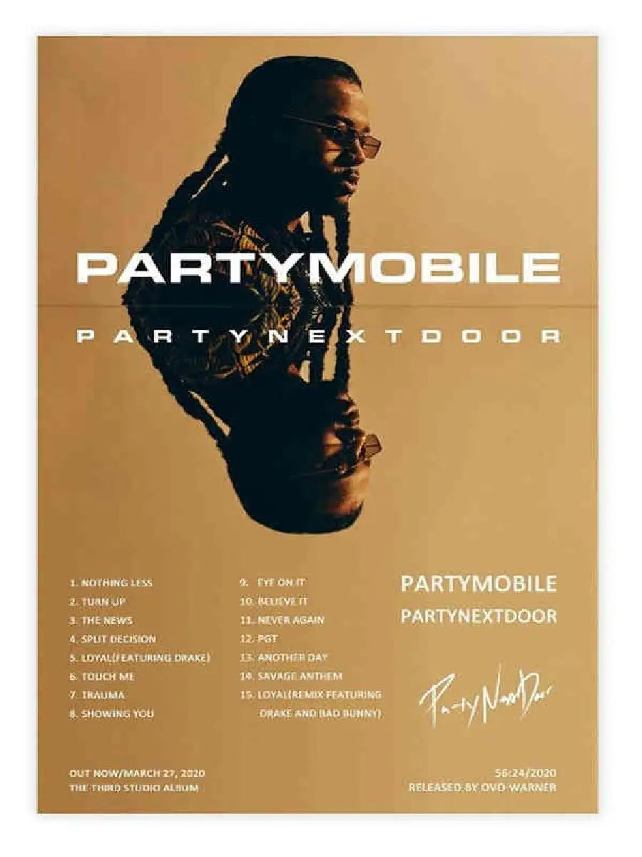 PARTYNEXTDOOR Music Album Cover Posters