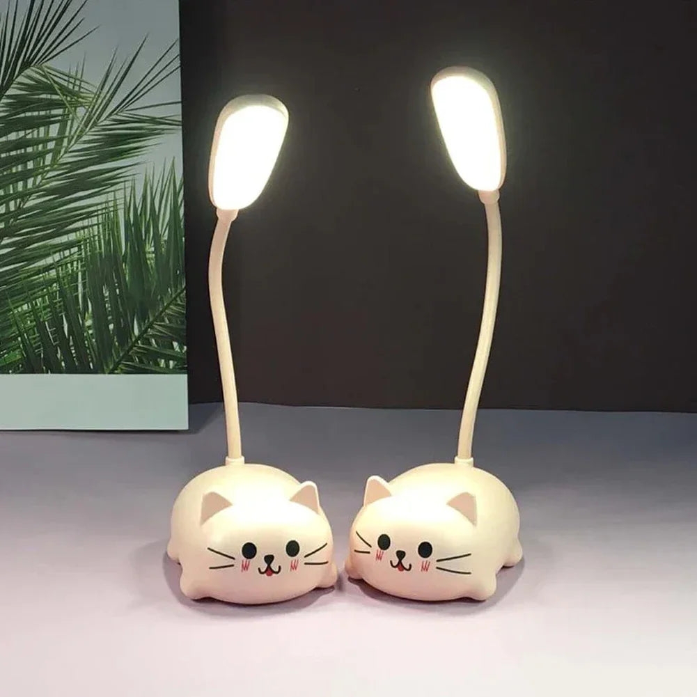 Cartoon Cute Animal Usb Recharge Battery Led Table Night Light