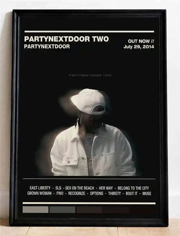 PARTYNEXTDOOR Music Album Cover Posters