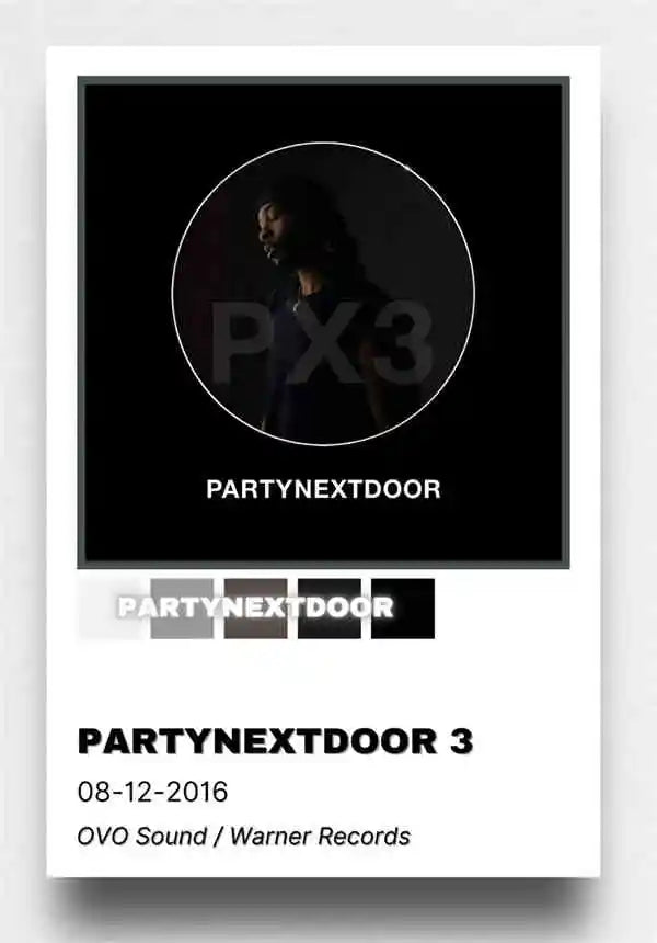 PARTYNEXTDOOR Music Album Cover Posters