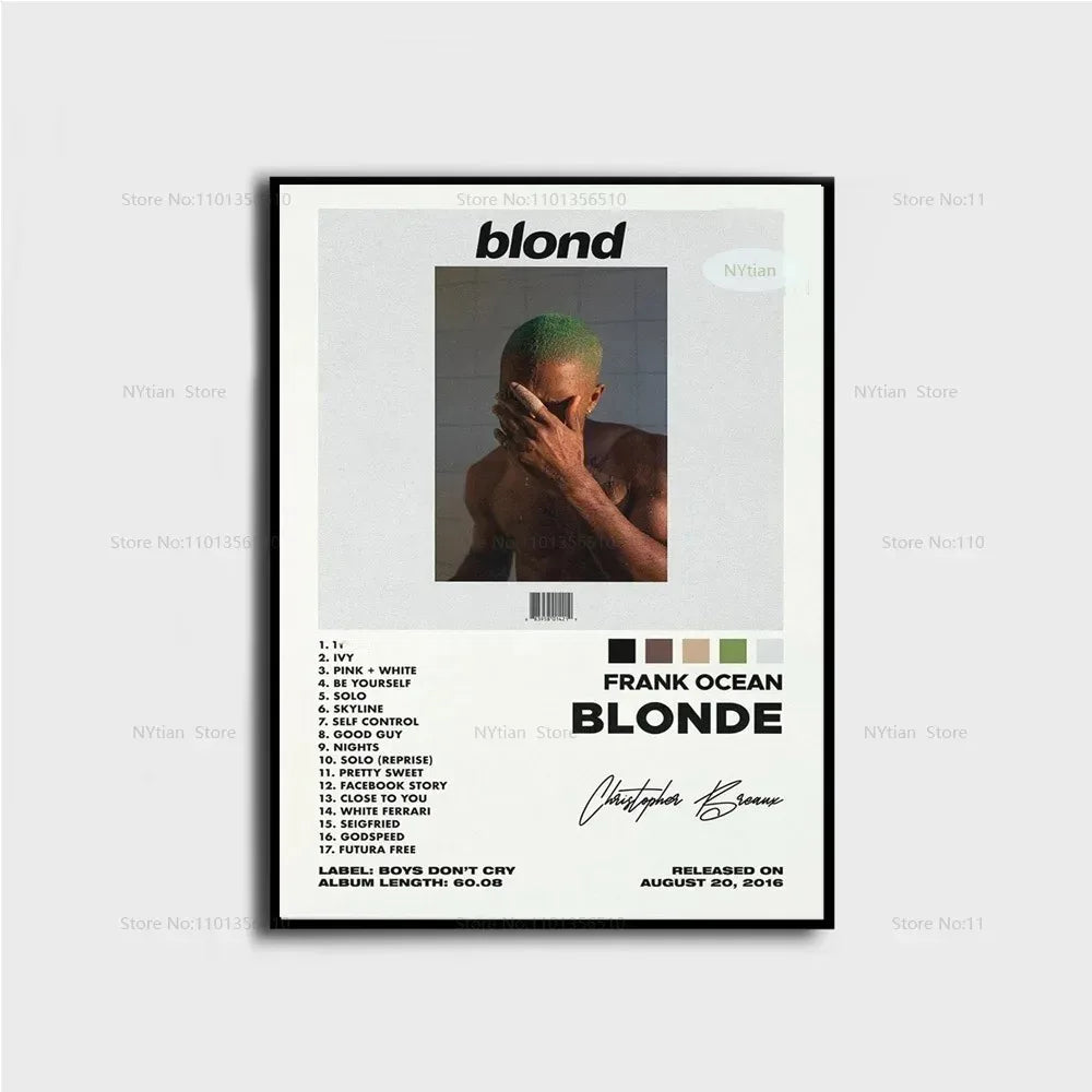 Blond Frank Ocean Poster