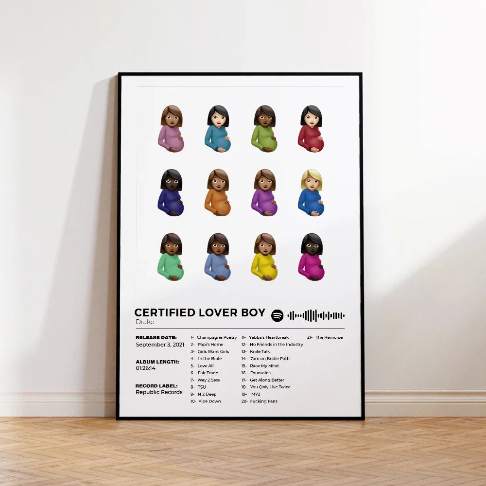 Music Album Covers Poster Rapper