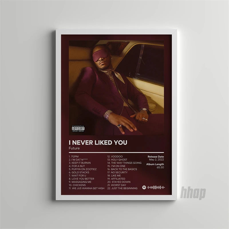 Rap Music Album Cover Future/NBA YB Poster